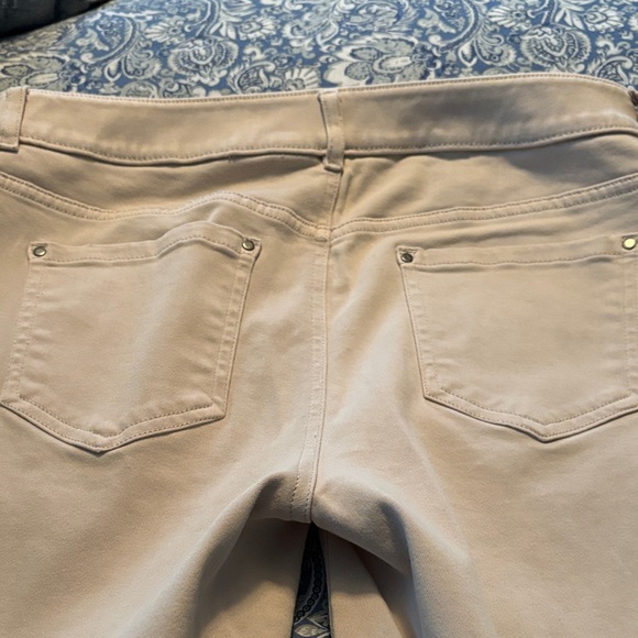 Chico's Platinum Beige Pants Chico sz1 - Picture 8 of 8